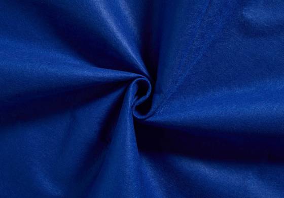 blauw vilt op rol - 1.5 mm en 90 cm breed