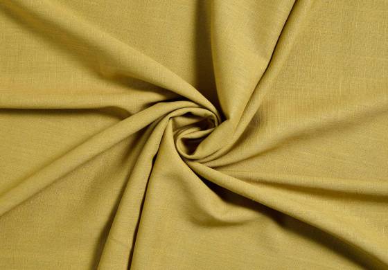 linnen viscose moesterd geel stof