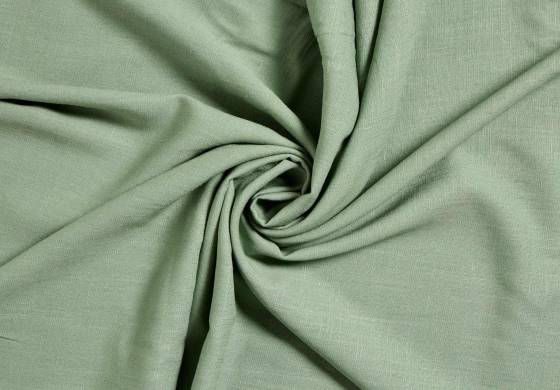 linnen viscose stof olijfgroen