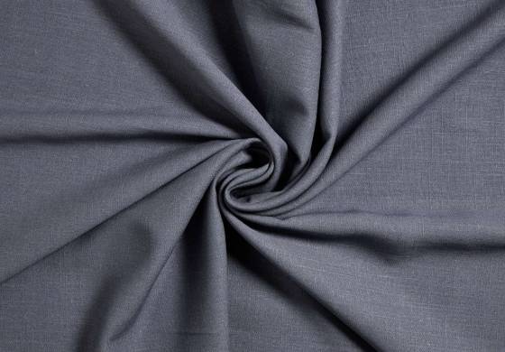 Linnen Viscose Stof Blauw grijs