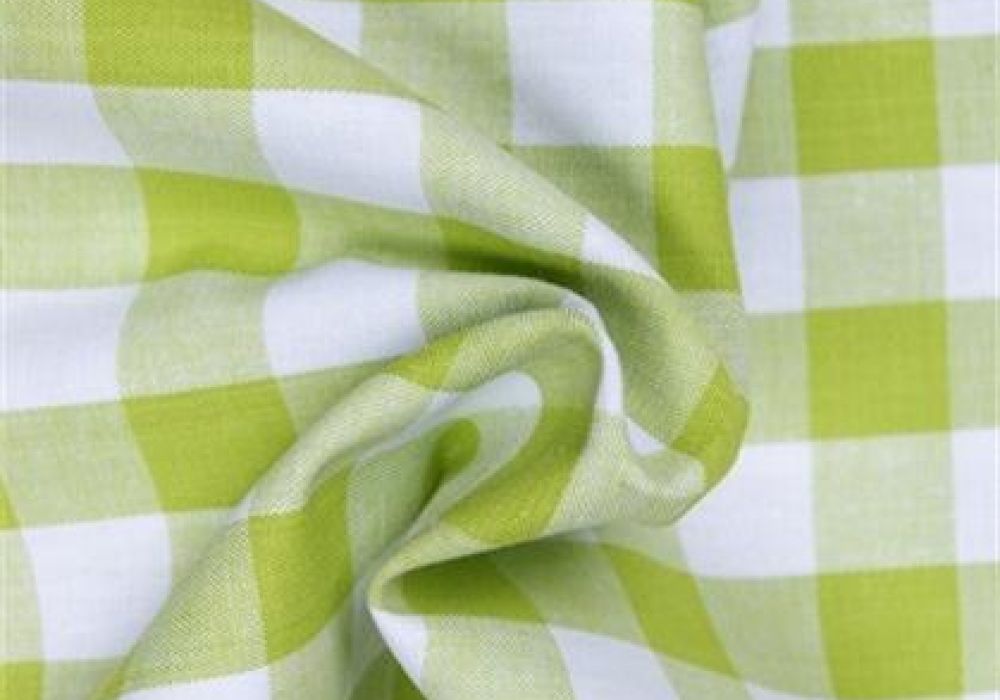 Boerenbont lime ruit 20mm