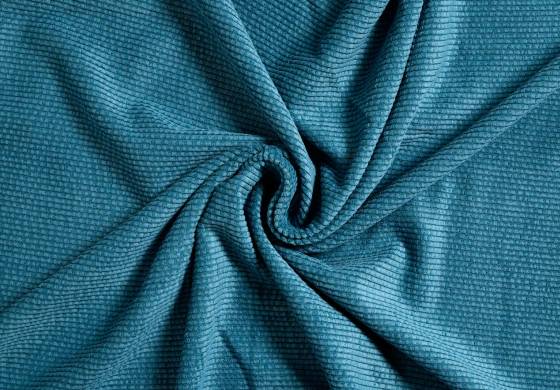 Corduroy Stof Petrol