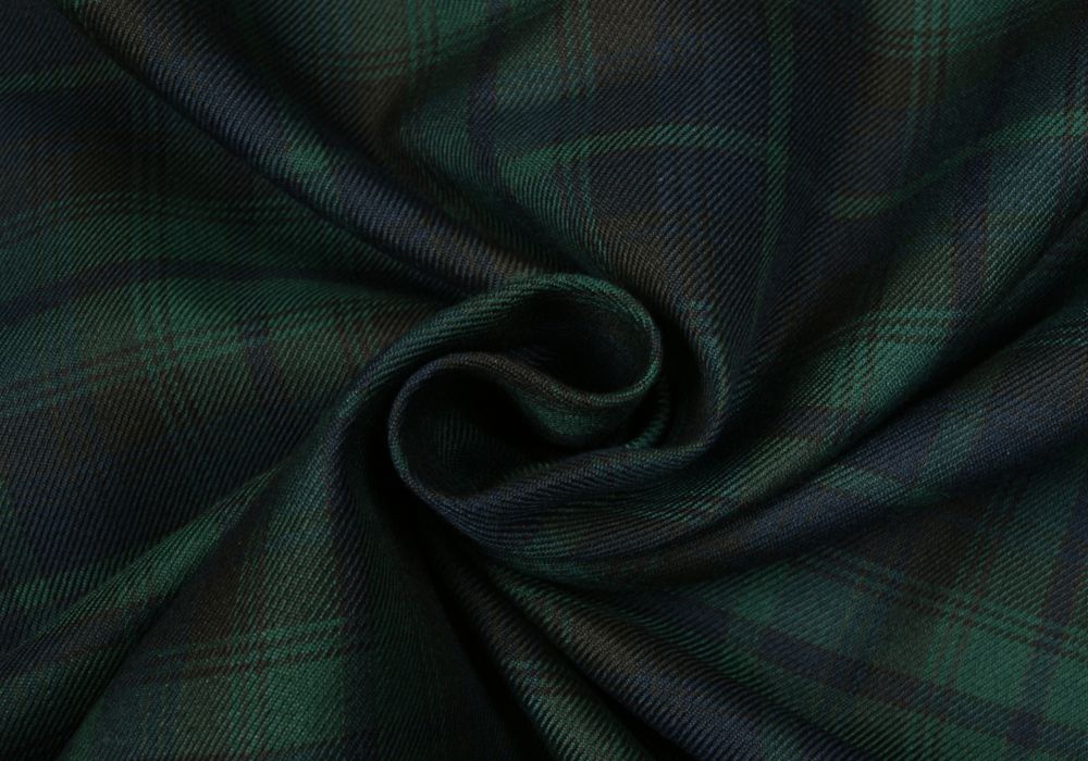 Schotse ruit blauw/groen