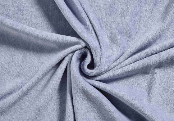 bamboe fleece badstof babyblauw