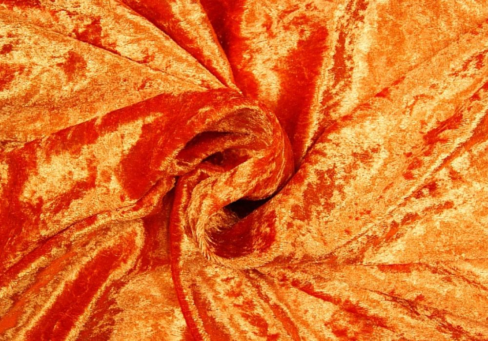 Velours de Panne oranje