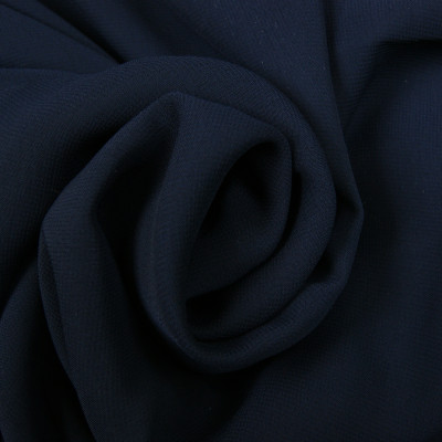 Chiffon / Voile donker-blauw