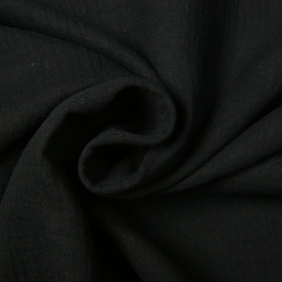 Mousseline / Hydrofiel stof zwart