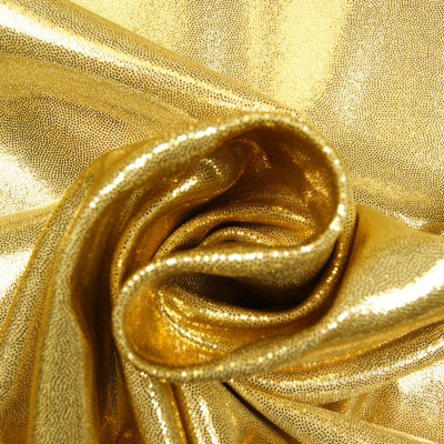 Glitter/Dans lycra 4way stretch goud