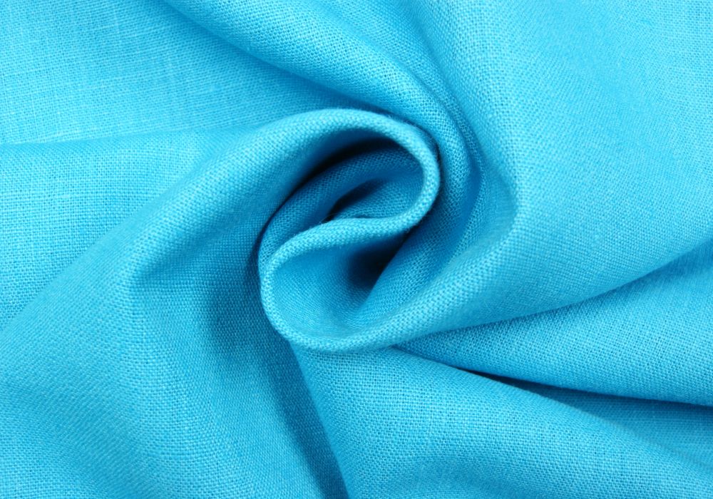 Linnen gewassen aqua