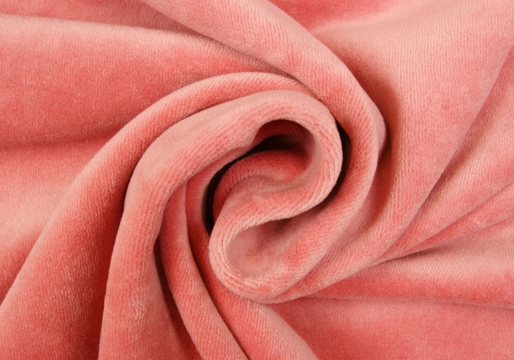 Nicky velours oud roze