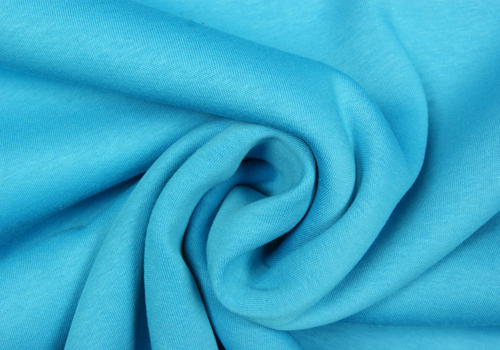 Joggingstof aqua-blauw