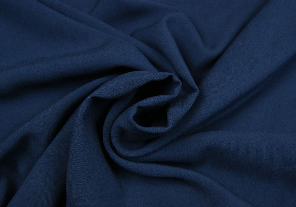 Viscose stof donkerblauw