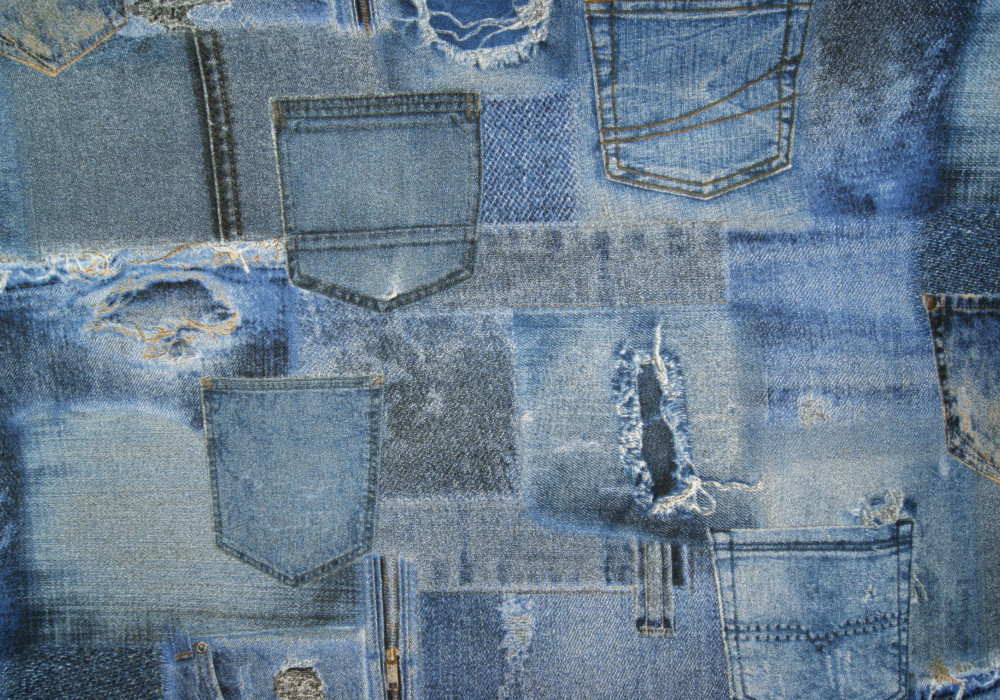 Decoratiestof denim
