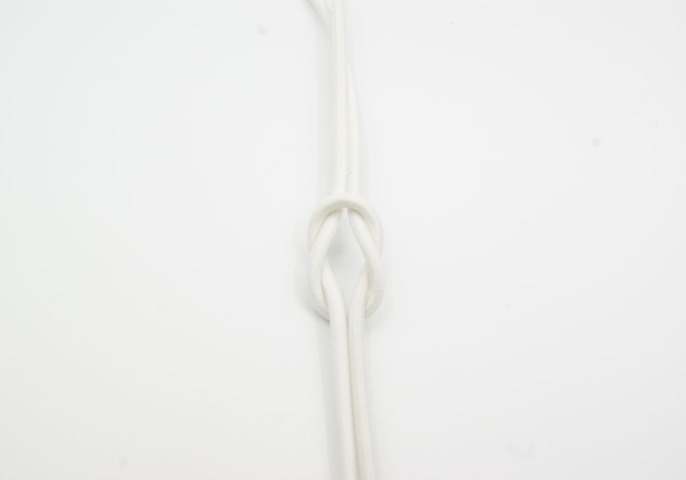 Koord elastiek wit 3mm