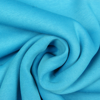 Joggingstof Aqua Blauw