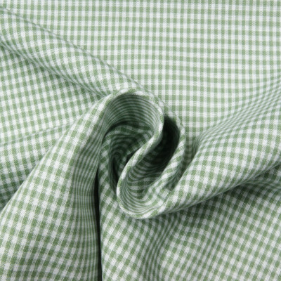 Boerenbont Ruitjes Oud Groen Wit 2mm