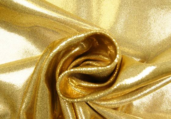 Glitter/Dans lycra 4way stretch goud