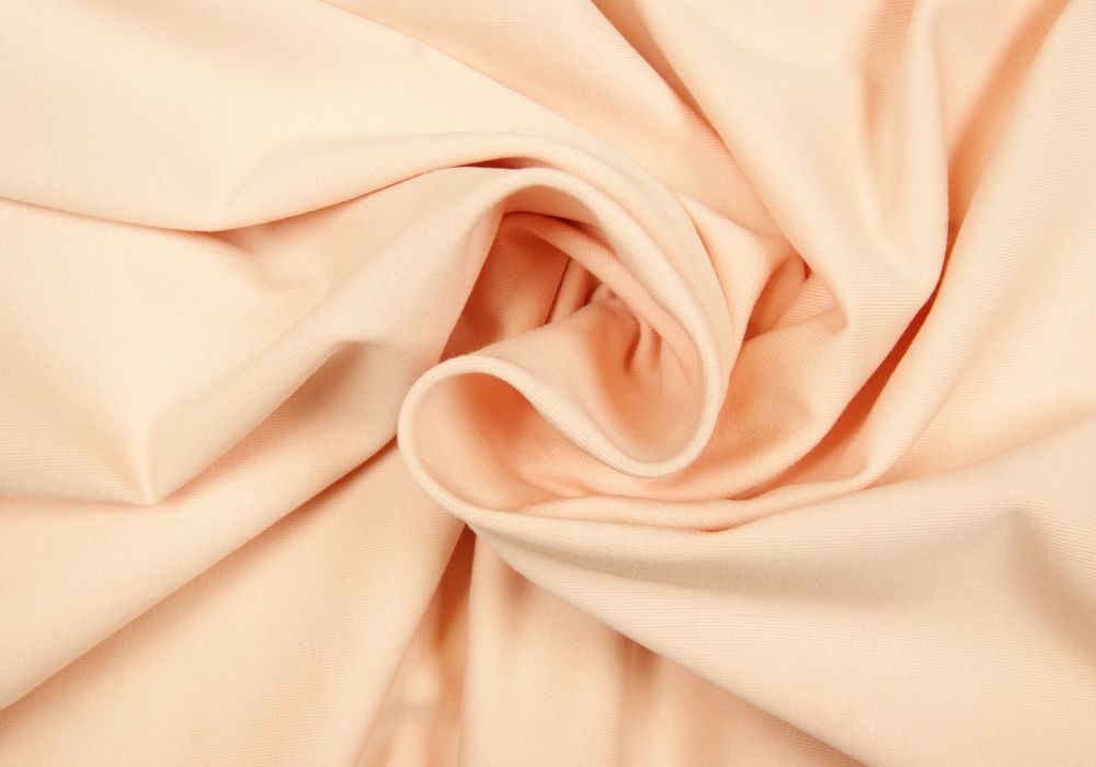 Uni tricot katoen oud roze