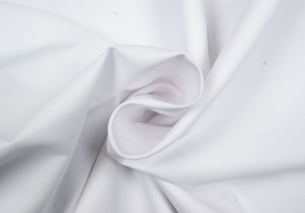 Poplin/lakenkatoen 100% / wit