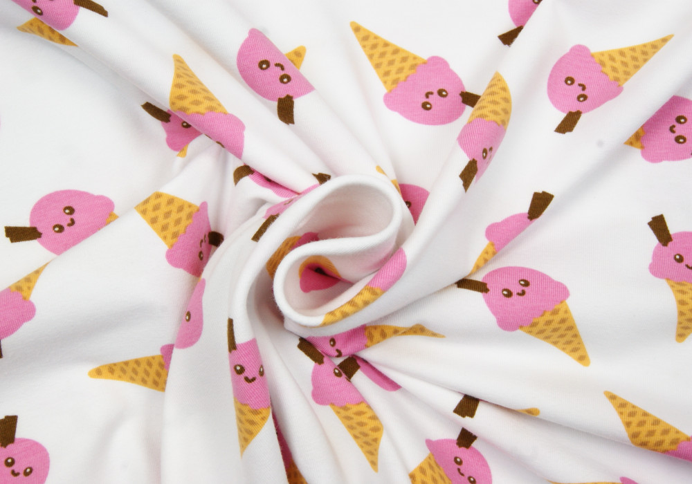 Fantasieprint Tricot "Megan Blue Fabrics" ijsco