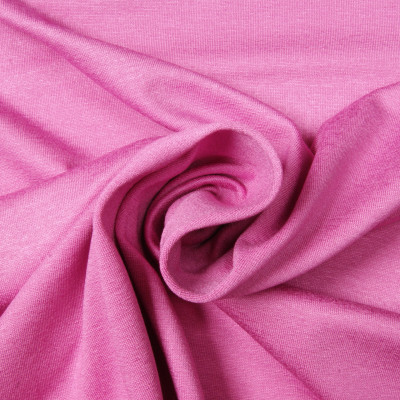 Uni tricot viscose donker-roze