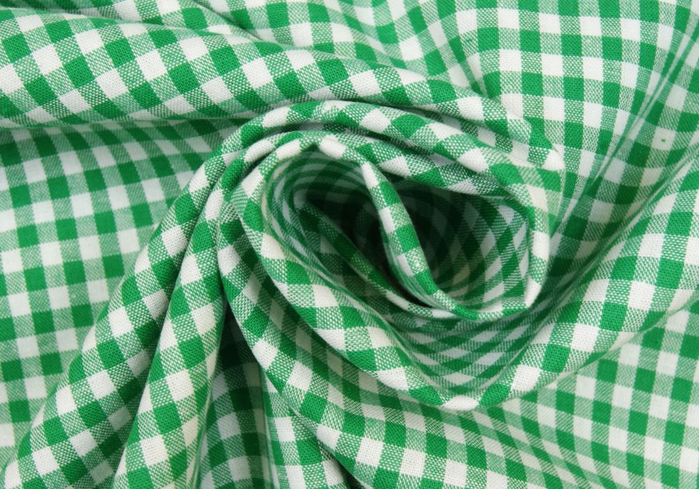 Boerenbont groen ruit 5mm