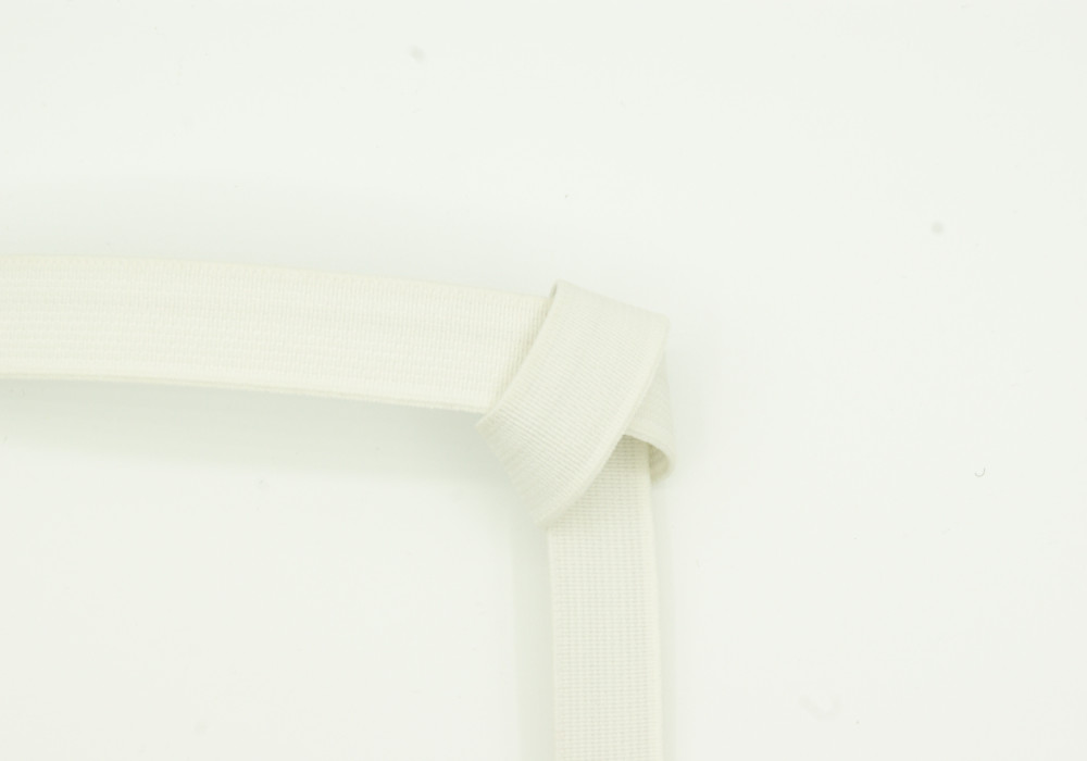 Taille elastiek wit 15mm
