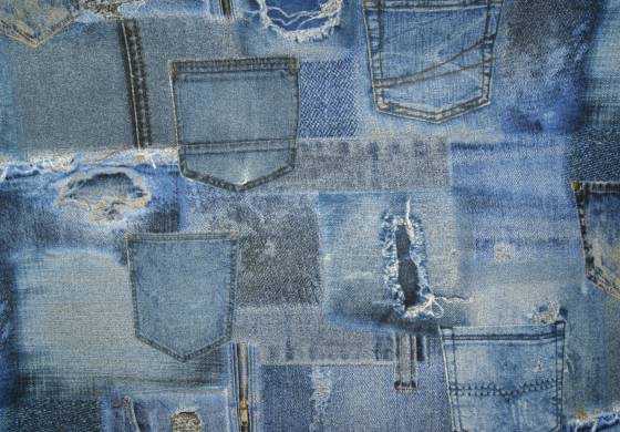 Decoratiestof denim