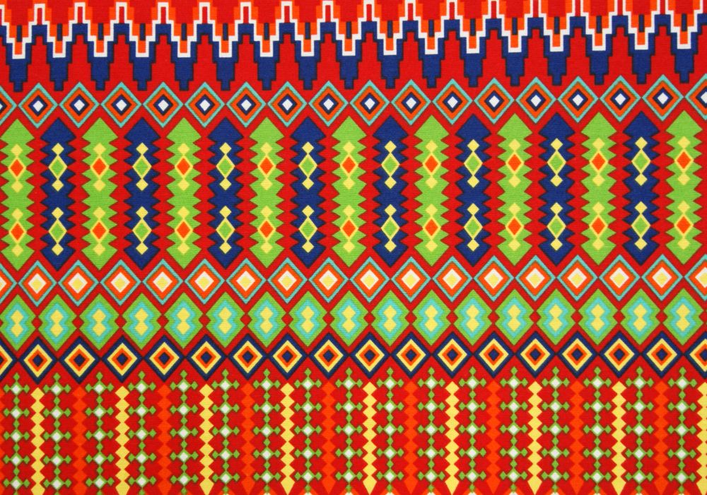 Decoratiestof Mexicaans/Azteken grafisch