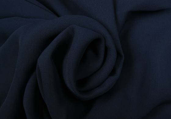 Chiffon / Voile donker-blauw