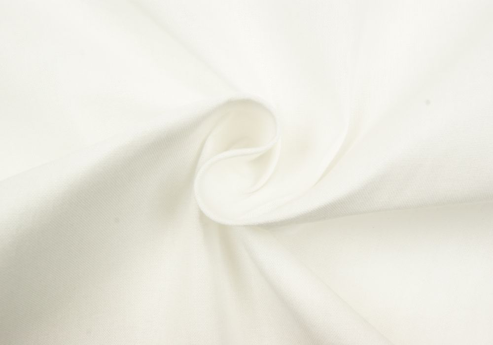 Kaasdoek polyester wit stijf 195cm