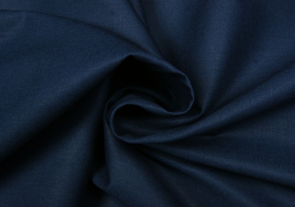 Lakenkatoen donkerblauw 240cm breed
