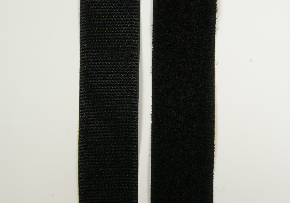 Klittenband zwart 20mm