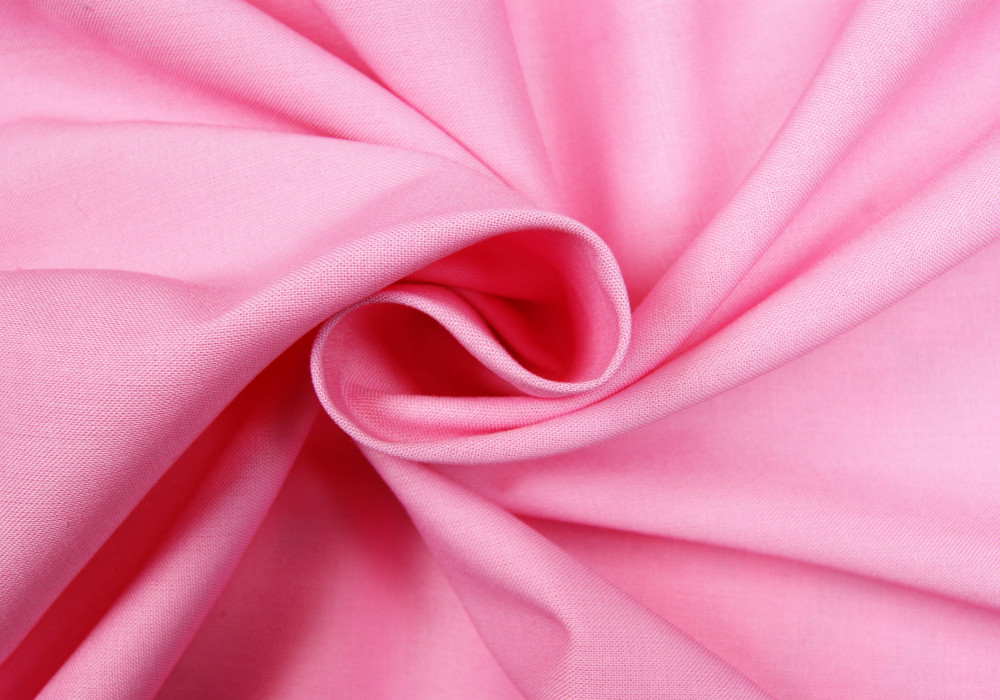 Katoen roze uni 100%
