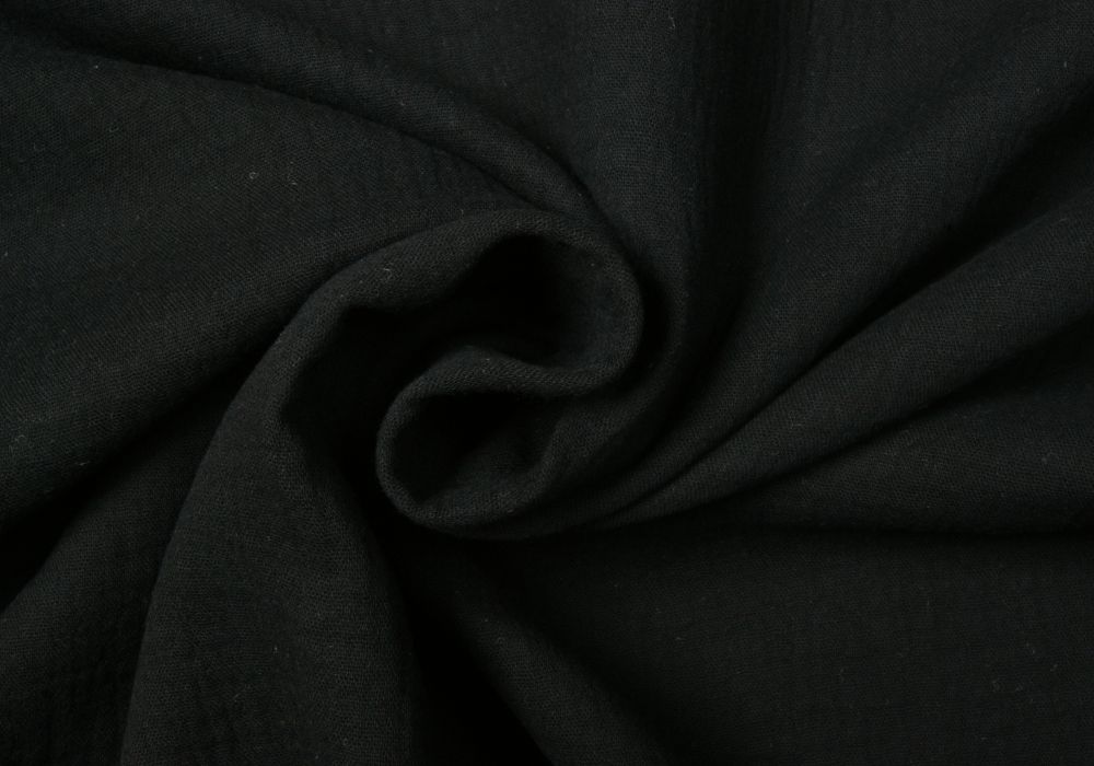 mousseline zwart