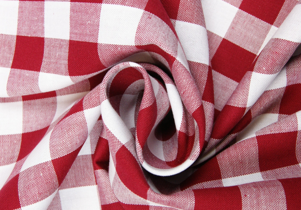 Boerenbont d-rood ruit 20mm