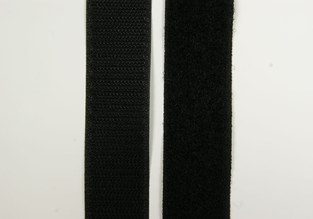 Klittenband zwart 20mm