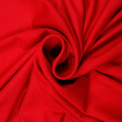 Uni tricot viscose rood