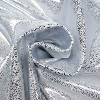 Glitter/Dans lycra 4way stretch zilver