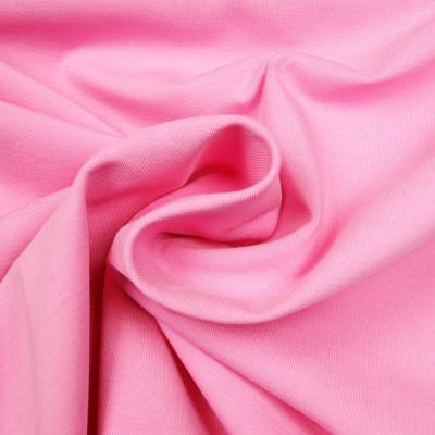 Uni tricot katoen roze