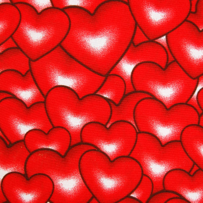 Texturé hartjes Valentijn