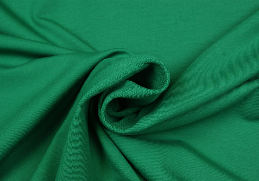 Uni tricot katoen groen