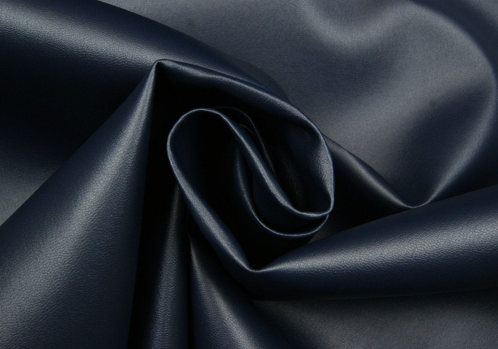 Kunstleer donker-blauw