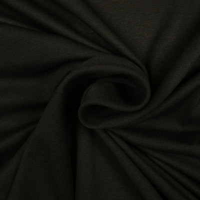 Uni tricot viscose zwart