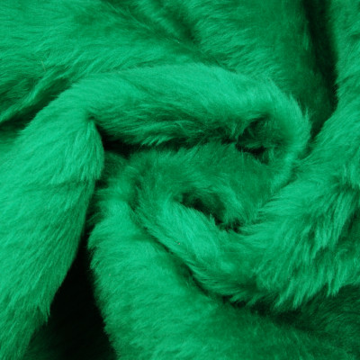 Pluche/teddy groen kort