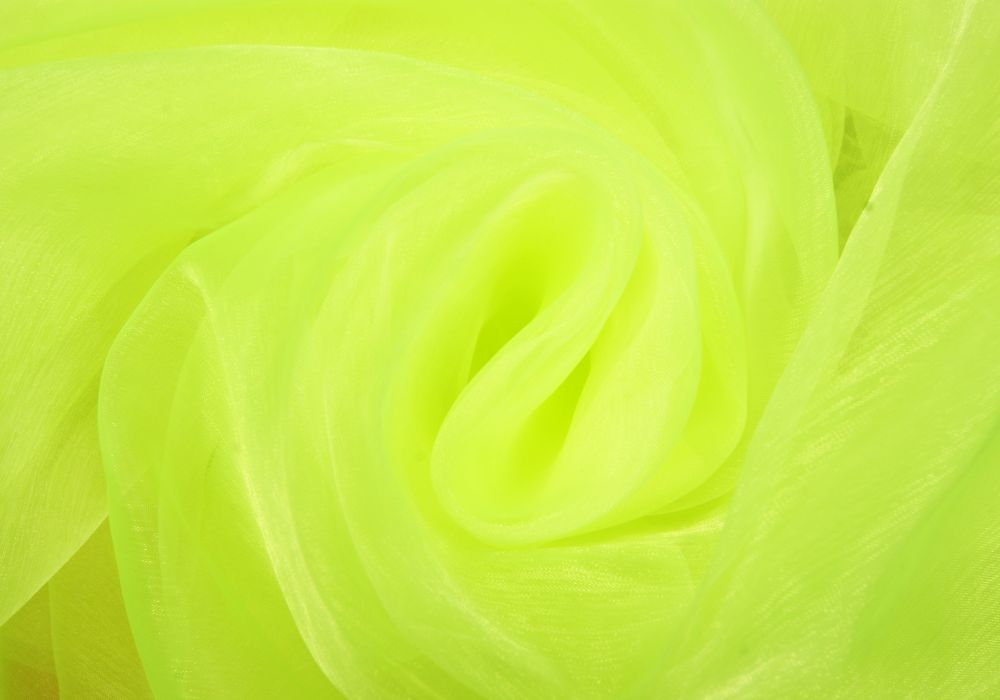 Organza fluor lime
