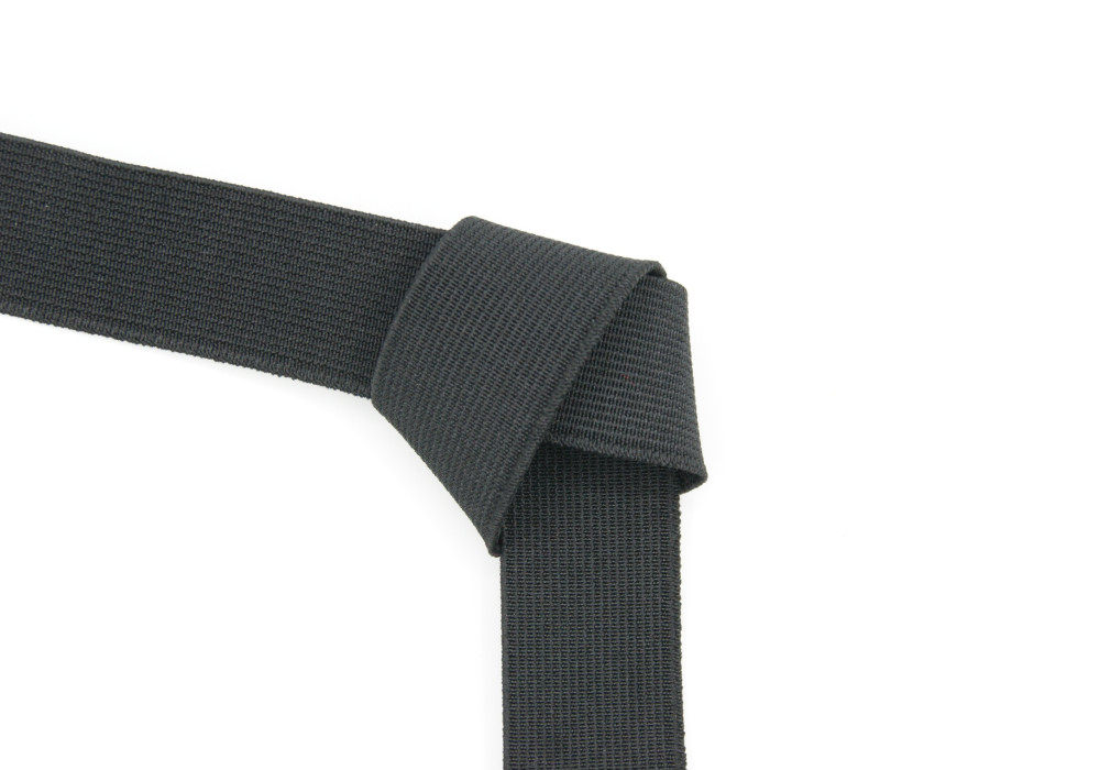 Taille elastiek zwart 25mm