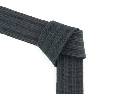 Taille elastiek zwart 30mm