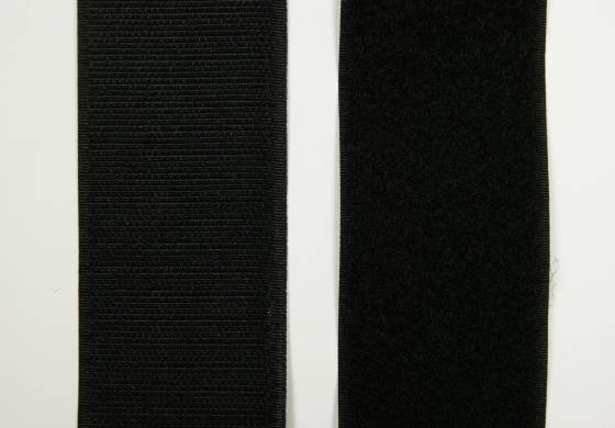 Klittenband zwart 50mm