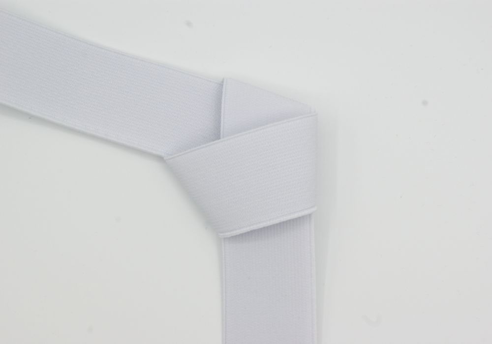 Taille elastiek wit 30mm